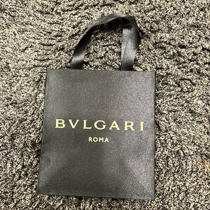 BVLGARI SATIN SHOPPING BAG